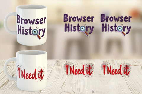 Mug Wrap Sarcastic Shopper Quote Sublimation artnoy 