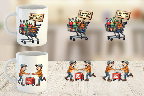 Mug Wrap Sarcastic Shopper Sublimation artnoy 