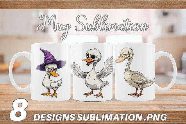 Mug Wrap Sarcastic Skelegoose Sublimation artnoy 