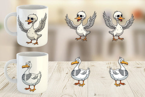 Mug Wrap Sarcastic Skelegoose Sublimation artnoy 