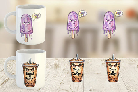 Mug Wrap Sarcastic Spooky Summer Snacks Sublimation artnoy 