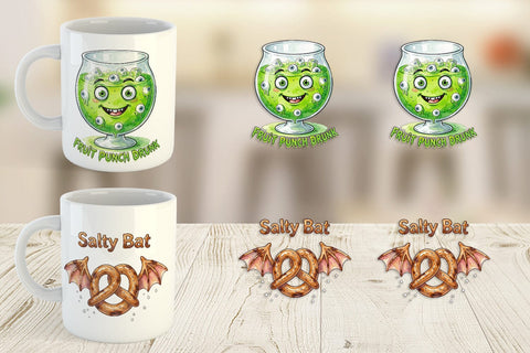 Mug Wrap Sarcastic Spooky Summer Snacks Sublimation artnoy 