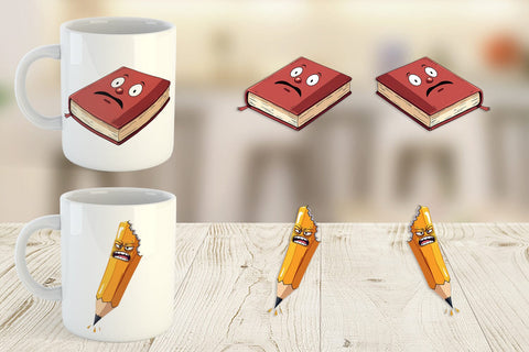 Mug Wrap Sarcastic Study Buddies Sublimation artnoy 