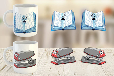 Mug Wrap Sarcastic Study Buddies Sublimation artnoy 