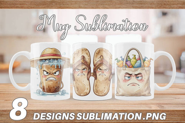 Mug Wrap Sarcastic Summer Gear Vibes Sublimation artnoy 