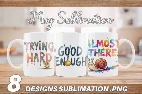 Mug Wrap Sarcastic Sunshine Cynical Hope Watercolor Sublimation artnoy 