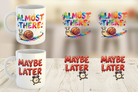 Mug Wrap Sarcastic Sunshine Cynical Hope Watercolor Sublimation artnoy 