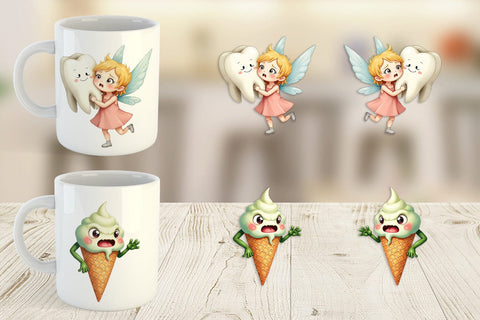 Mug Wrap Sarcastic Surreal Cuties Sublimation artnoy 