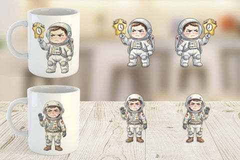 Mug Wrap Sassy Introvert Astronaut Sublimation artnoy 