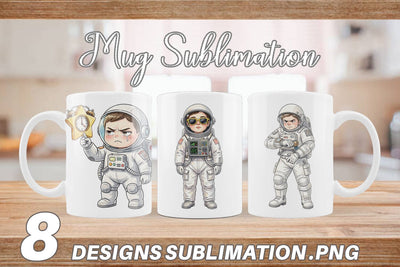 Mug Wrap Sassy Introvert Astronaut Sublimation artnoy 