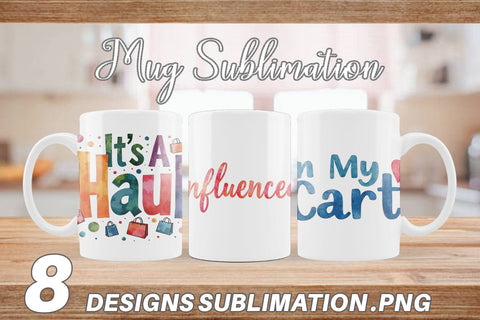 Mug Wrap Sassy Online Shopper Sublimation artnoy 