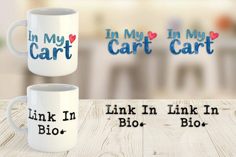 Mug Wrap Sassy Online Shopper Sublimation artnoy 