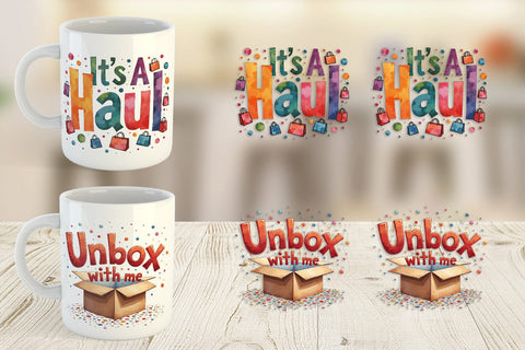 Mug Wrap Sassy Online Shopper Sublimation artnoy 