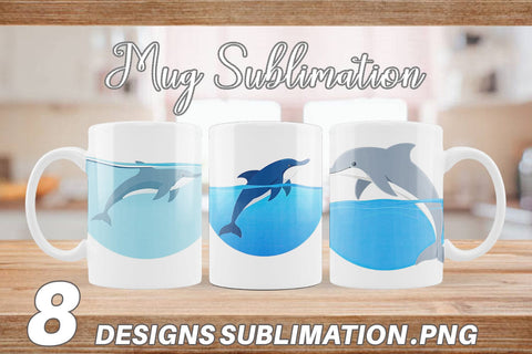 Mug Wrap Save the Ocean Sublimation artnoy 