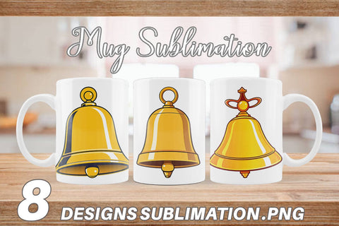 Mug Wrap School Bell Sublimation artnoy 