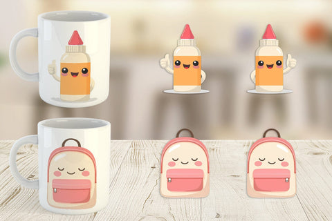 Mug Wrap School Buddies Sublimation artnoy 