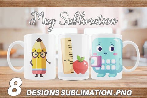 Mug Wrap School Buddies Sublimation artnoy 