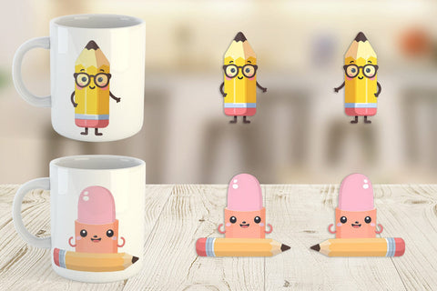 Mug Wrap School Buddies Sublimation artnoy 