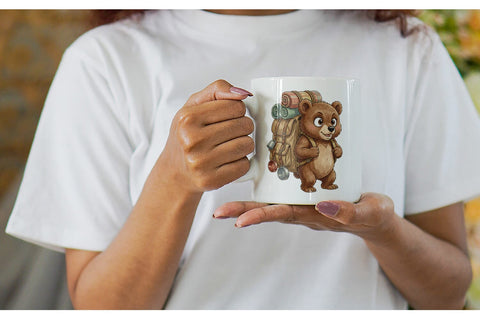 Mug Wrap Serious Survivalist Animal SVG artnoy 