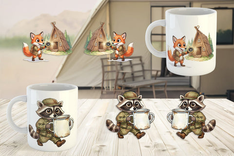 Mug Wrap Serious Survivalist Animal SVG artnoy 
