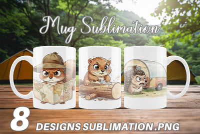 Mug Wrap Serious Survivalist Animal SVG artnoy 