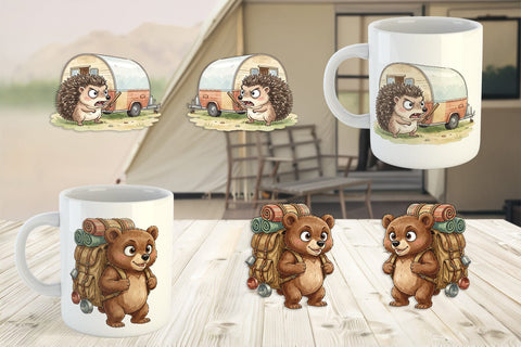 Mug Wrap Serious Survivalist Animal SVG artnoy 