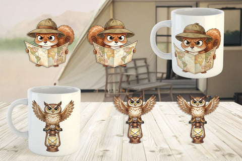 Mug Wrap Serious Survivalist Animal SVG artnoy 