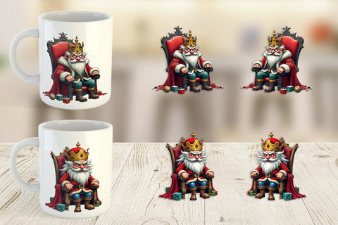 Mug Wrap Shattered Nutcracker King Sublimation artnoy 