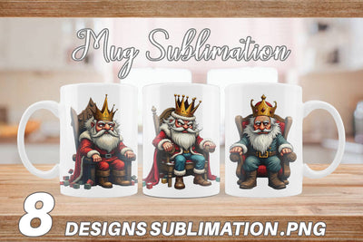 Mug Wrap Shattered Nutcracker King Sublimation artnoy 