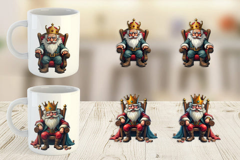 Mug Wrap Shattered Nutcracker King Sublimation artnoy 