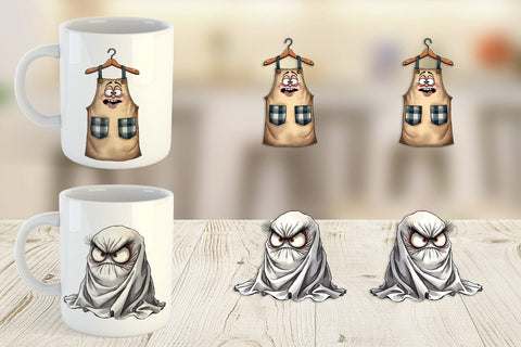 Mug Wrap Skeptical Linens Sublimation artnoy 