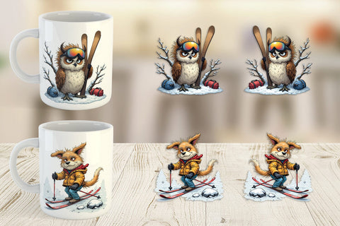 Mug Wrap Ski Grumps Sublimation artnoy 