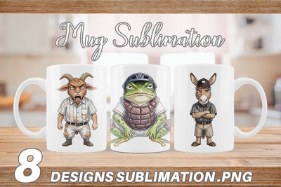 Mug Wrap Snarky Baseball Catcher Watercolor Sublimation artnoy 