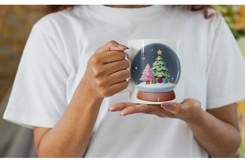 Mug Wrap Snow Globe Sublimation artnoy 