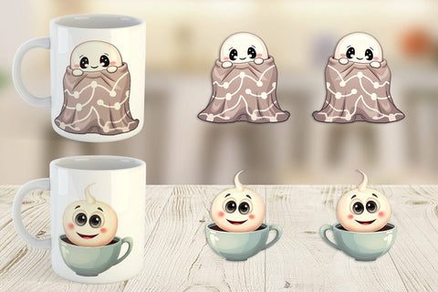 Mug Wrap Snuggle Spooky Squad Sublimation artnoy 
