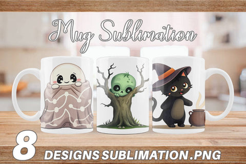 Mug Wrap Snuggle Spooky Squad Sublimation artnoy 