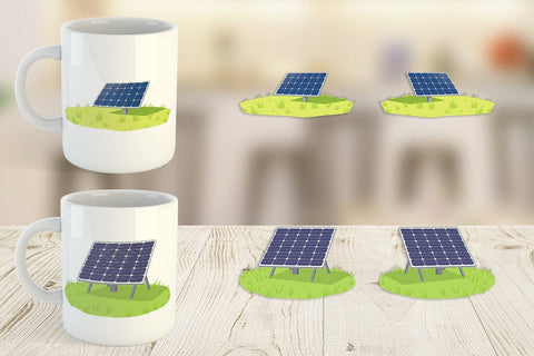 Mug Wrap Solar Panel Sublimation artnoy 