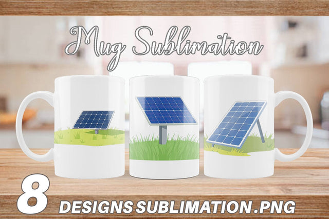 Mug Wrap Solar Panel Sublimation artnoy 