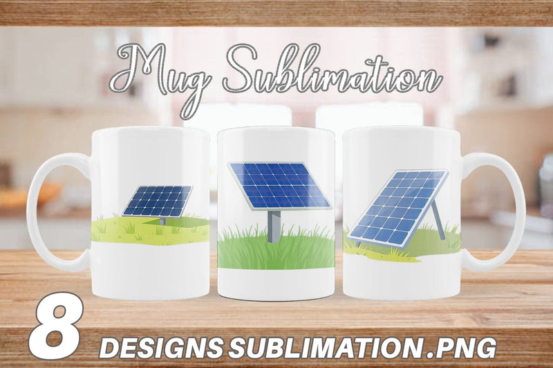 Mug Wrap Solar Panel Sublimation artnoy 
