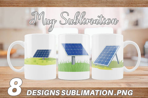 Mug Wrap Solar Panel Sublimation artnoy 