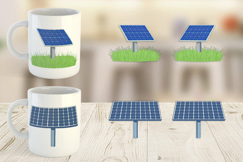Mug Wrap Solar Panel Sublimation artnoy 