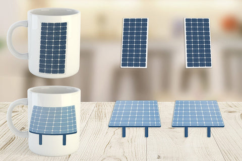 Mug Wrap Solar Panel Sublimation artnoy 
