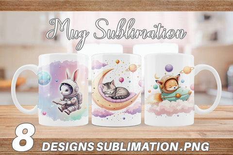 Mug Wrap Space Dreamscape Sublimation artnoy 