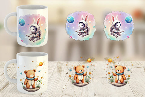 Mug Wrap Space Dreamscape Sublimation artnoy 