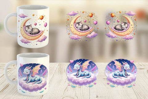 Mug Wrap Space Dreamscape Sublimation artnoy 
