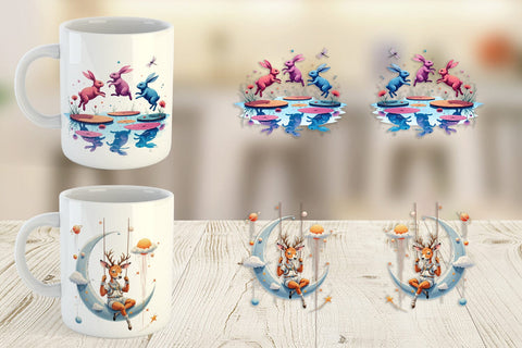 Mug Wrap Space Dreamscape Sublimation artnoy 