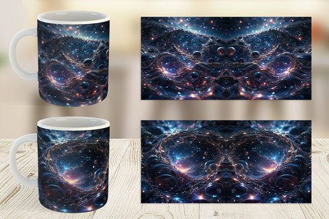 Mug Wrap Space Galaxy Infinite Sublimation artnoy 