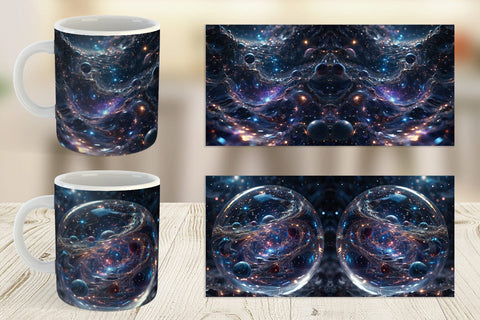 Mug Wrap Space Galaxy Infinite Sublimation artnoy 