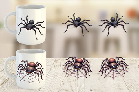 Mug Wrap Spider Twists Sublimation artnoy 