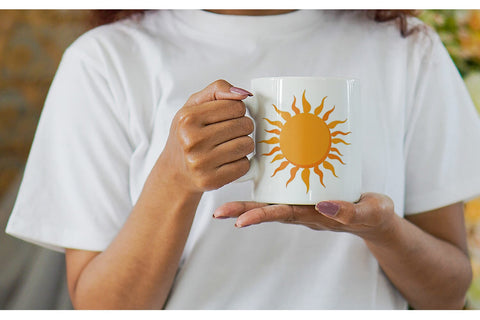 Mug Wrap Spiral Sun Sublimation artnoy 